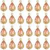 Transparent Glass Pendants GLAA-FZ0001-02K-1