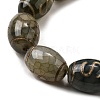 Tibetan Style dZi Beads Strands G-S389-A16-4