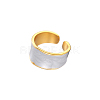 Stainless Steel Enamel Cuff Rings LE3128-2