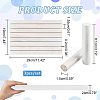 7-Slot Wooden Place Card Display Stands ODIS-WH0029-52D-2