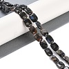 Natural Glaucophane Beads Strands G-C141-C01-01-2