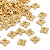 Tibetan Style Alloy Bead Caps TIBEB-Q018-G-FF-1
