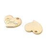 Brass Charms KK-G516-20G-2