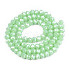Electroplate Glass Beads Strands EGLA-A034-J8mm-A05-2