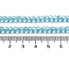 Electroplate Transparent Glass Beads Strands EGLA-A035-T4mm-A08-4
