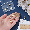 10Pcs 2 Colors Brass Pendants KK-ME0002-16-3