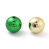 Christmas Theme UV Plating Acrylic Beads PACR-B003-01B-2