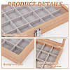24-Slot Rectangle Wood Pendant Necklace Jewelry Storage Presentation Boxes CON-WH0095-33A-4