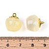 Transparent Glass Apple Pendants X1-DGLA-E004-16K-3