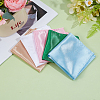 10Pcs 5 Colors Imitation Silk Men's Suit Square Scarf AJEW-CY0002-34B-4