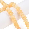 Natural Yellow Jade Beads Strands G-T138-74A-1