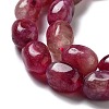 Dyed Natural Malaysia Jade Beads Strands G-P528-I03-01-4