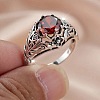 Alloy and Rhinestone Finger Rings for Women FS-WG94321-02-2