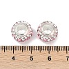 Alloy Rhinestone Clay Pave Beads ALRI-D300-02S-06-3
