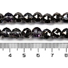Transparent Electroplate Glass Beads Strands EGLA-N002-34C-C21-4