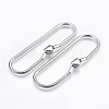 Tarnish Resistant 304 Stainless Steel European Style Chains Bracelet Making X-STAS-E428-10A-P-3