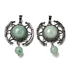 Natural Green Aventurine Pendants GG-CBA7610-03AS-05-1
