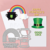 Saint Patrick's Day Theme Carbon Steel Cutting Dies Stencils DIY-WH0309-1686-3