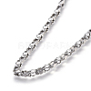 304 Stainless Steel Chain Necklaces NJEW-F242-15P-A-3