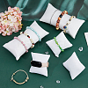 10Pcs 2 Styles Leather & Velvet Pillow Jewelry Bracelet Watch Displays BDIS-DC0001-01-5