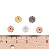 Brass Flower Bead Caps X-KK-O043-02-4