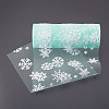 Snowflake Deco Mesh Ribbons OCOR-P010-G11-2