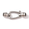 Non-Tarnish 304 Stainless Steel Cord Locks STAS-C109-25P-1