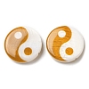 Printed Natural Freshwater Shell Beads SHEL-R129-07C-05-1