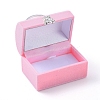 Lady Bag with Bear Shape Velvet Jewelry Boxes VBOX-L002-E03-3