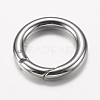 Tarnish Resistant 304 Stainless Steel Spring Gate Rings STAS-F149-22P-2