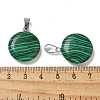 Natural & Synthetic Mixed Gemstone Pendants G-B127-14P-4