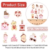20Pcs 10 Styles Valentine's Day Alloy Enamel Pendants ENAM-YW0008-67-2