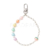 Acrylic Shell Pearl Beaded Mobile Straps HJEW-JM01098-2