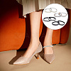 GOMAKERER 4 Sets 4 Style Glittered Braided Rhinestone Anti-Loose Shoelace for High-heeled Shoes AJEW-GO0001-06-7