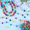 200Pcs Dyed Natural Wood Beads WOOD-GF0002-13B-4