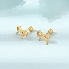 304 Stainless Steel Stud Earrings for Women SA-CBA44F8-04G-01-1