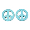 Synthetic Howlite Big Pendants TURQ-GP204-1-1