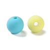Rubberized Style Imitated Silicone Acrylic Beads X1-MACR-D029-01J-2
