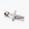 Easter Theme Men's 201 Stainless Steel Crucifix Cross Pendants STAS-F010-21-4