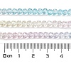 Transparent Painted Glass Beads Strands DGLA-A034-T3mm-A21-3