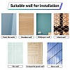 8 Sheets 8 Styles PVC Waterproof Wall Stickers DIY-WH0345-203-4