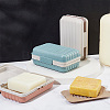 AHADERMAKER 3Pcs 3 Colors Portable Travel Plastic Soap Boxes AJEW-GA0005-73-4