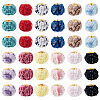 100Pcs Cloth Alloy European Beads FIND-TA0006-74-2