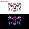 Mask with Flower Pattern Luminous Body Art Tattoos LUMI-PW0001-135B-1