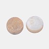 Electroplate Natural Druzy Crystal Cabochons G-L047-10mm-11-1