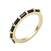 Brass Micro Pave Cubic Zirconia Finger Rings for Women RJEW-H256-10G-01-4