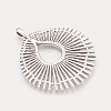Tibetan Style Alloy Big Pendants X-TIBEP-S312-08AS-RS-2