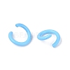 Spray Painted Iron Open Jump Rings IFIN-T017-04B-08-3