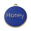 Alloy Enamel Pendants ENAM-M009-02D-04G-1