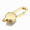 Brass Lobster Claw Clasps KK-S362-009B-G-NR-2